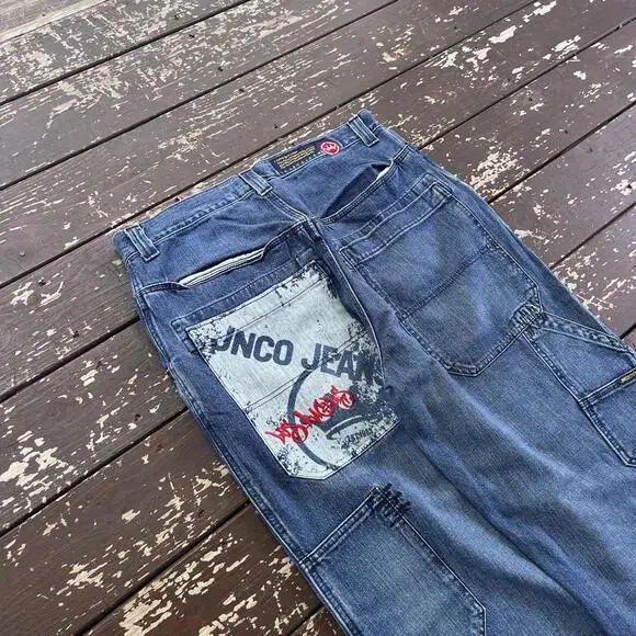 (36x34) Vintage 90s Y2K JNCO Jeans Urbanomiks Baggy Skater - Picture 3 of 8